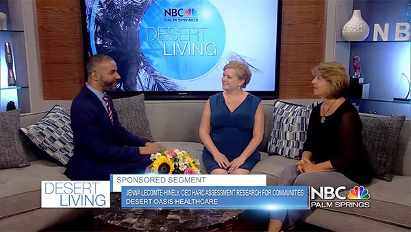 HARC CEO Dr. Jenna LeComte-Hinely and Secretary-Treasurer Teresa Hodgkins appeared on Desert Living